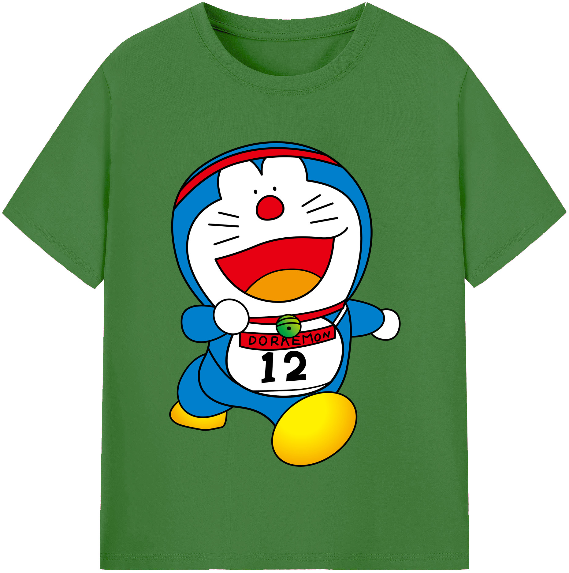 （画像用） ドラえもん Doraemon レディースカジュアルプリントTシャツ（綿100％）